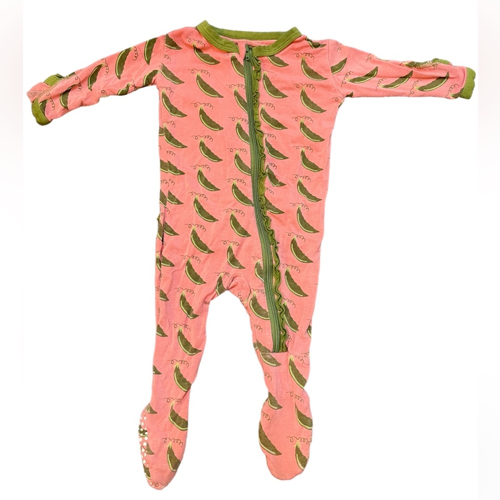 Kickee Pants peas in a pod onesie